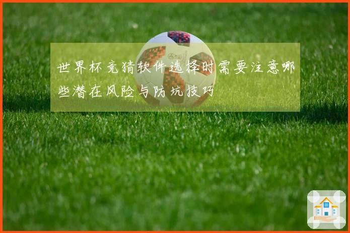 世界杯竞猜软件选择时需要注意哪些潜在风险与防坑技巧